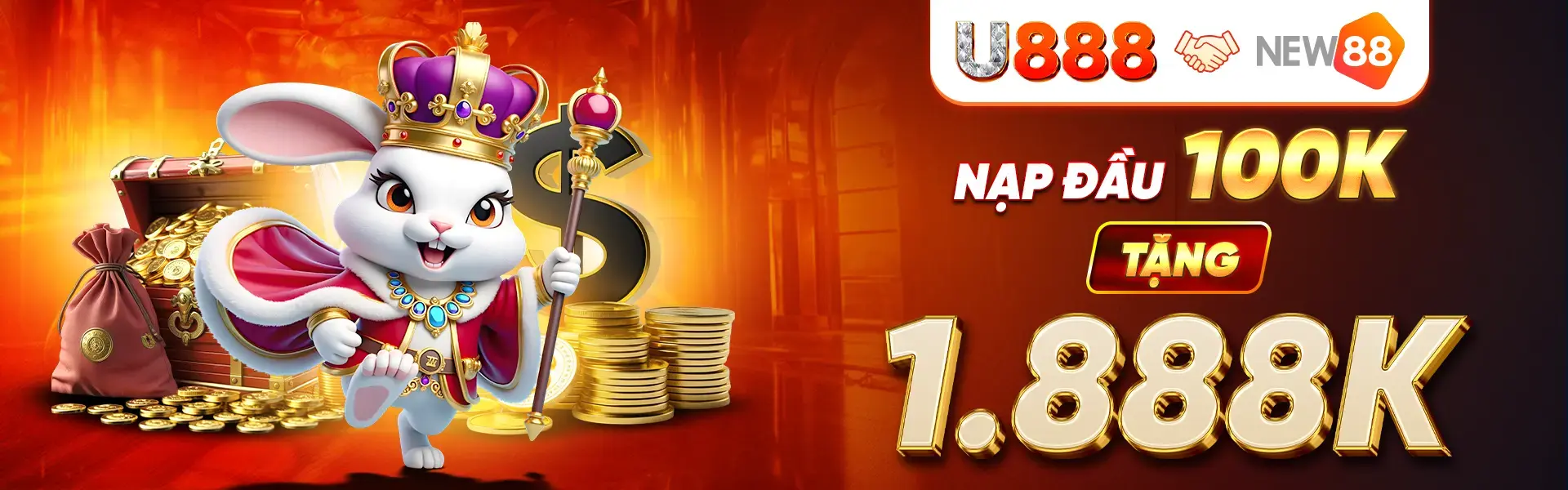 U888 nạp 100K tặng 1888K